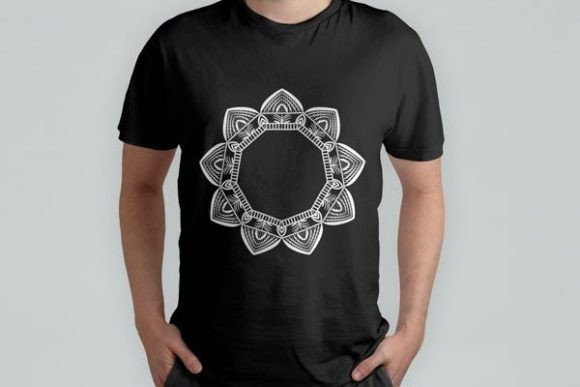 Download Editable Mandala Printed T-shirt Design - Premium Bundle